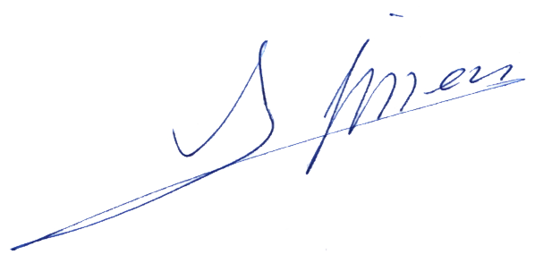 Handtekening Milco Linssen